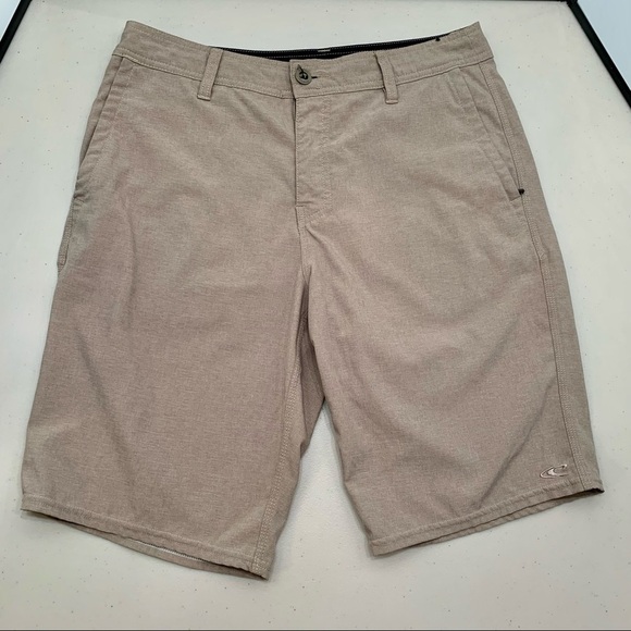 O'Neill Shorts Adult 30 Gray Zipper Pockets Beach Outdoor Men - Picture 1 of 13